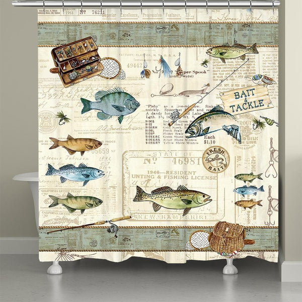 Fisherman's Haul Shower Curtain - Gifts for You 'n Me