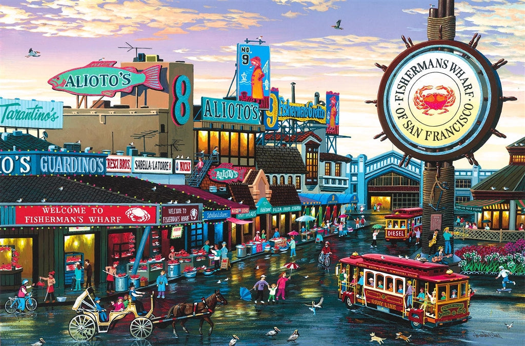 Fisherman's Wharf (UNFRAMED) by Alexander Chen - Artman