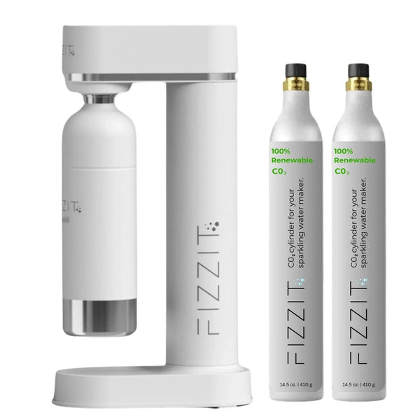 Fizzit Spärklï Carbonated Water Soda Maker with Stainless Steel Bottle Included - Gifts for You 'n Me