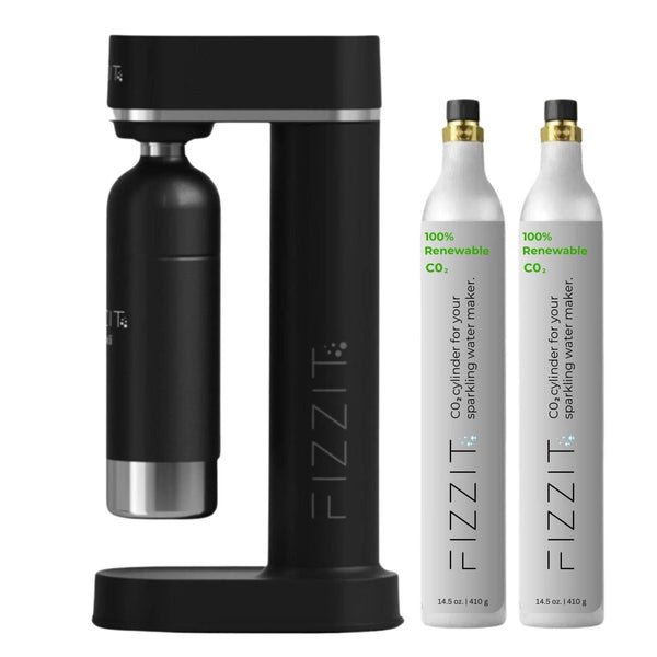 Fizzit Spärklï Carbonated Water Soda Maker with Stainless Steel Bottle Included - Gifts for You 'n Me