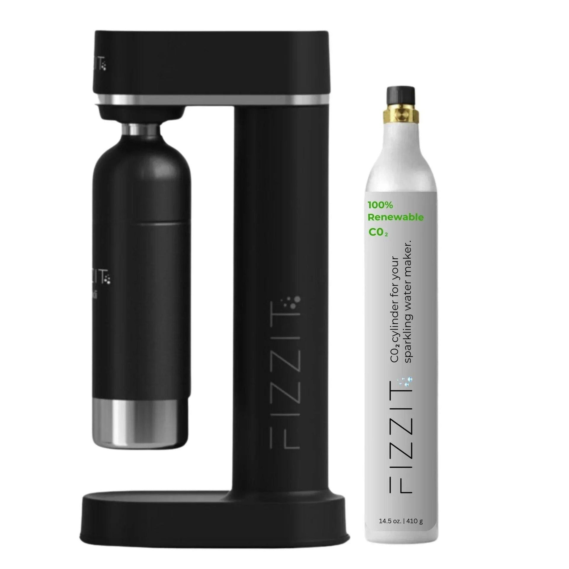 Fizzit Spärklï Carbonated Water Soda Maker with Stainless Steel Bottle Included - Gifts for You 'n Me