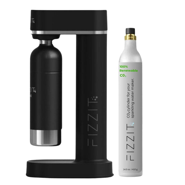 Fizzit Spärklï Carbonated Water Soda Maker with Stainless Steel Bottle Included - Gifts for You 'n Me