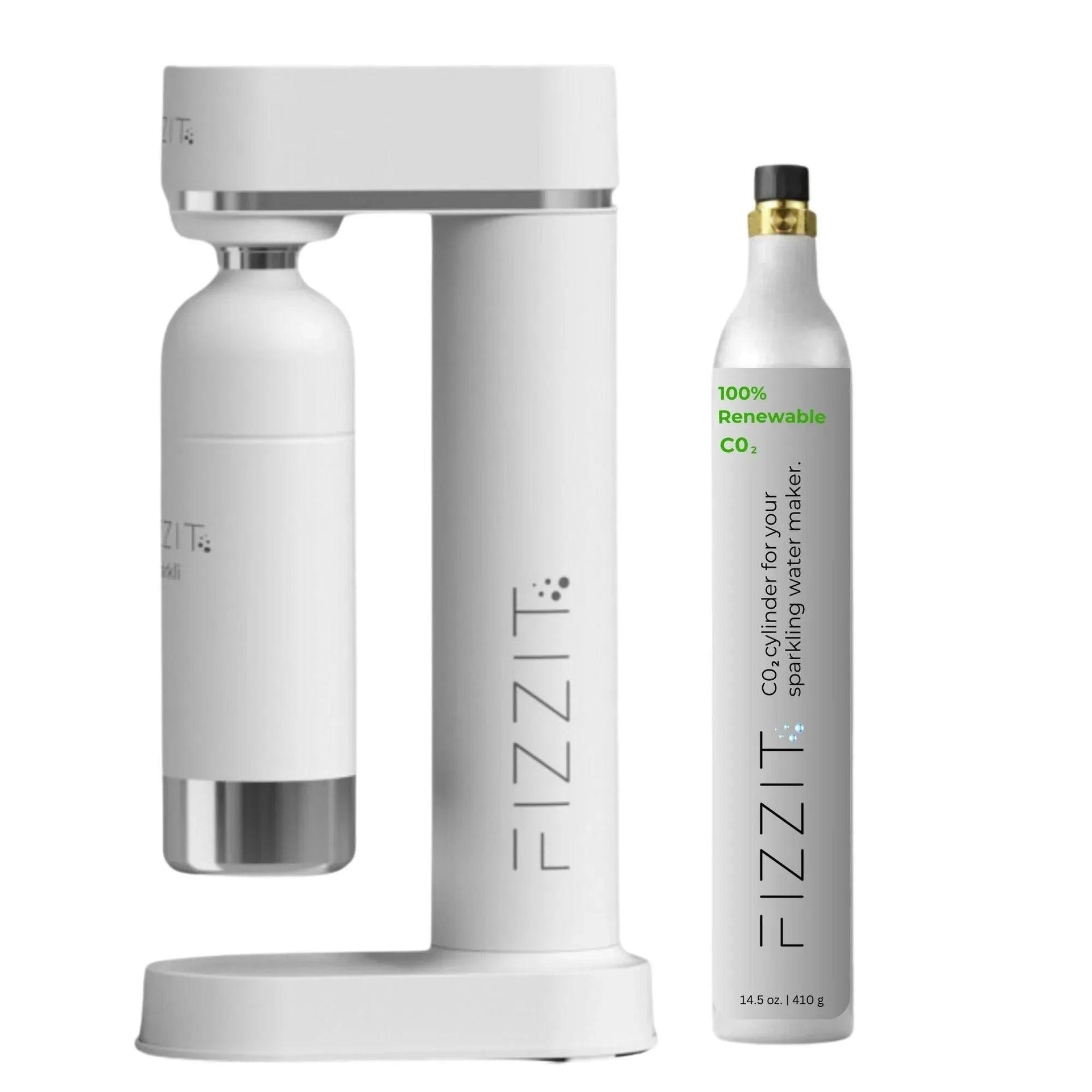 Fizzit Spärklï Carbonated Water Soda Maker with Stainless Steel Bottle Included - Gifts for You 'n Me