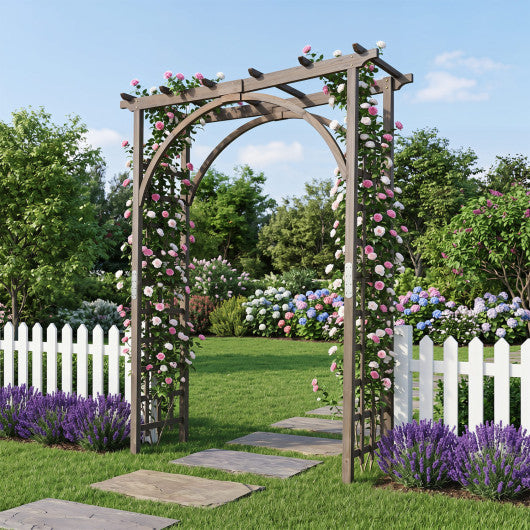 Flat Top Garden Arch Trellis 85