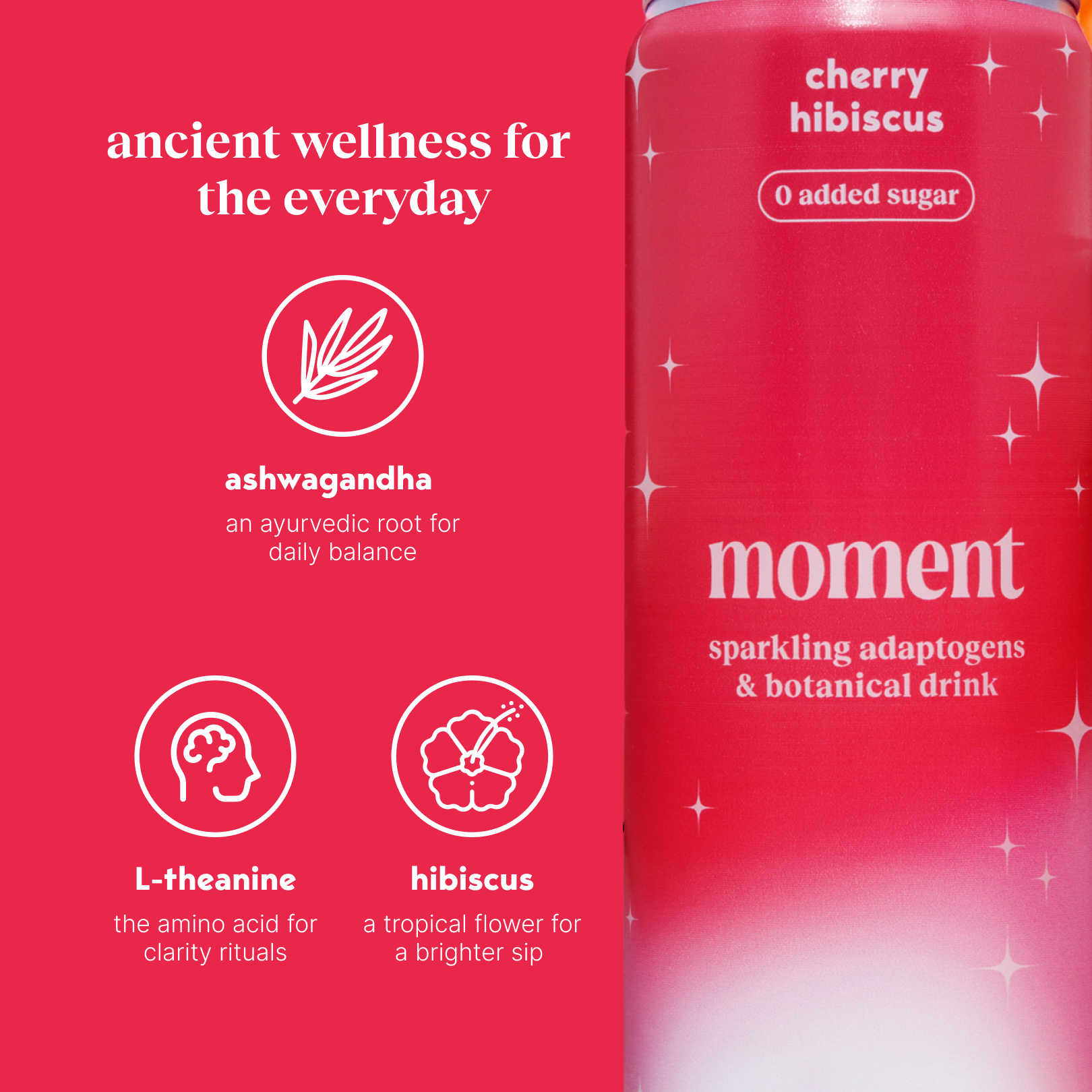 cherry hibiscus (sparkling mocktail | 12 pack)