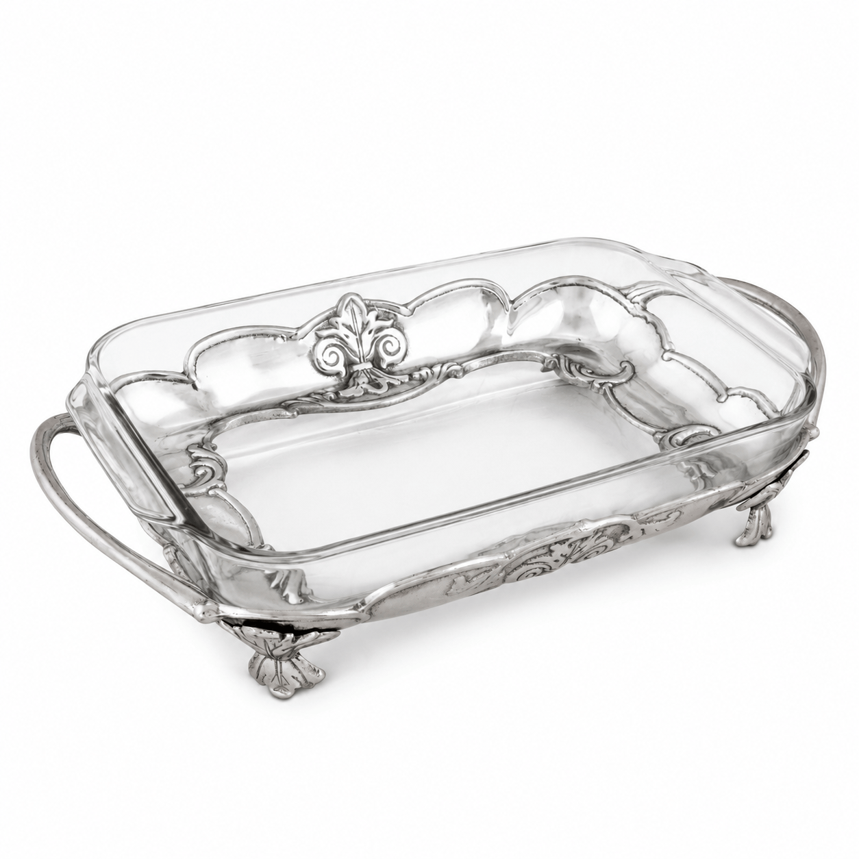 Fleur-De-Lis Pyrex Holder 3qt
