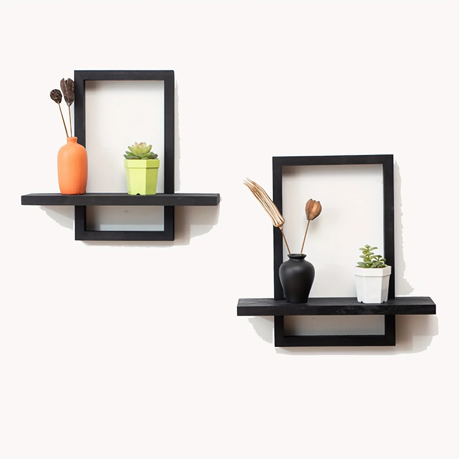 Floating Shelves - Rustic Wooden 2pcs