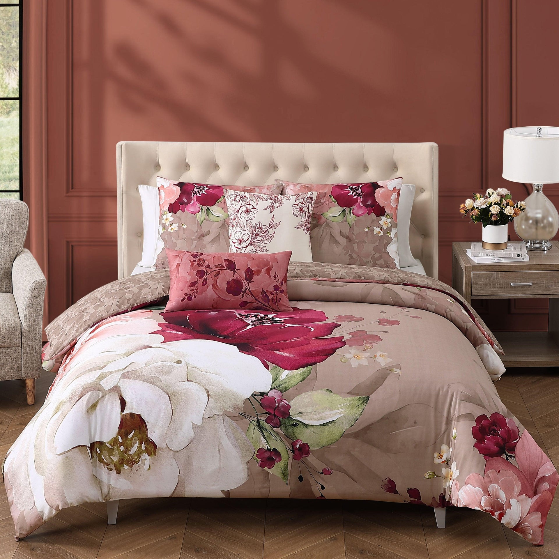 Bebejan Florence 5 Piece Reversible Comforter Set