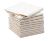 Flour Sack Kitchen Towels - Grain Sack Tea Towels - F NATURAL / Set of 12