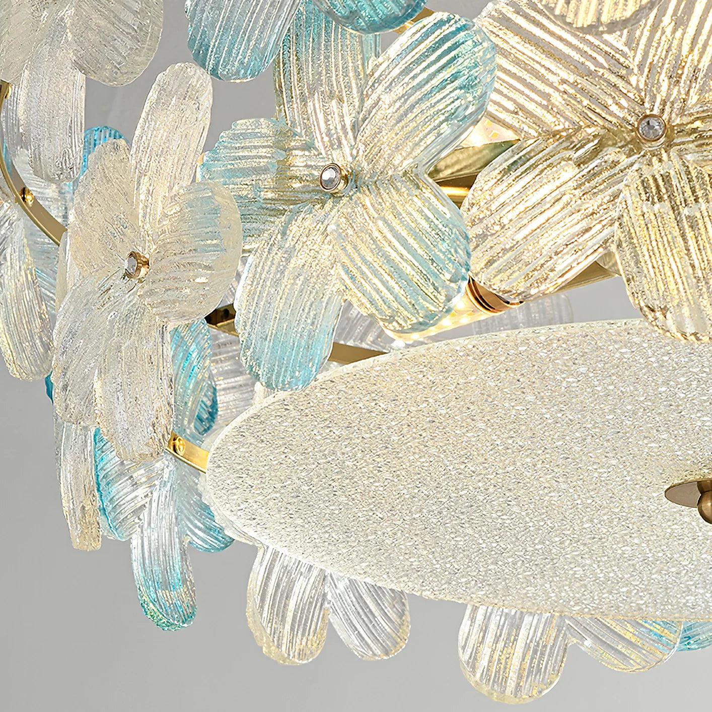 Flower Cluster Frosted Glass Ceiling Lamp