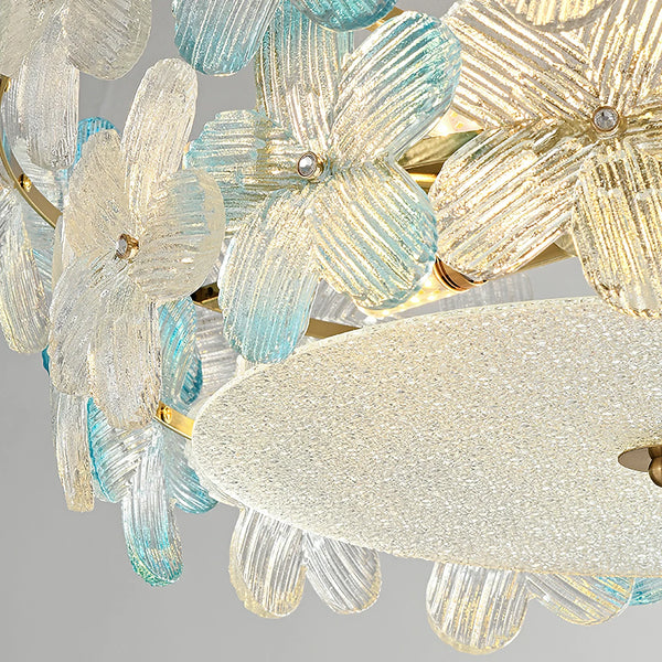 Flower Cluster Frosted Glass Ceiling Lamp