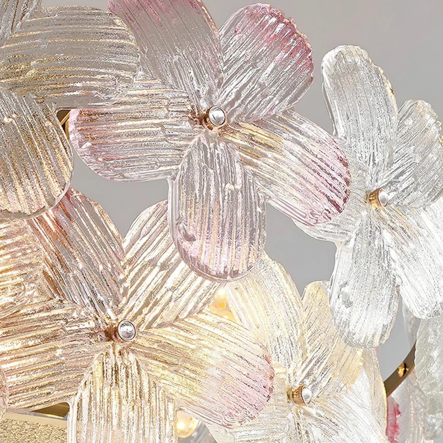 Flower Cluster Frosted Glass Ceiling Lamp