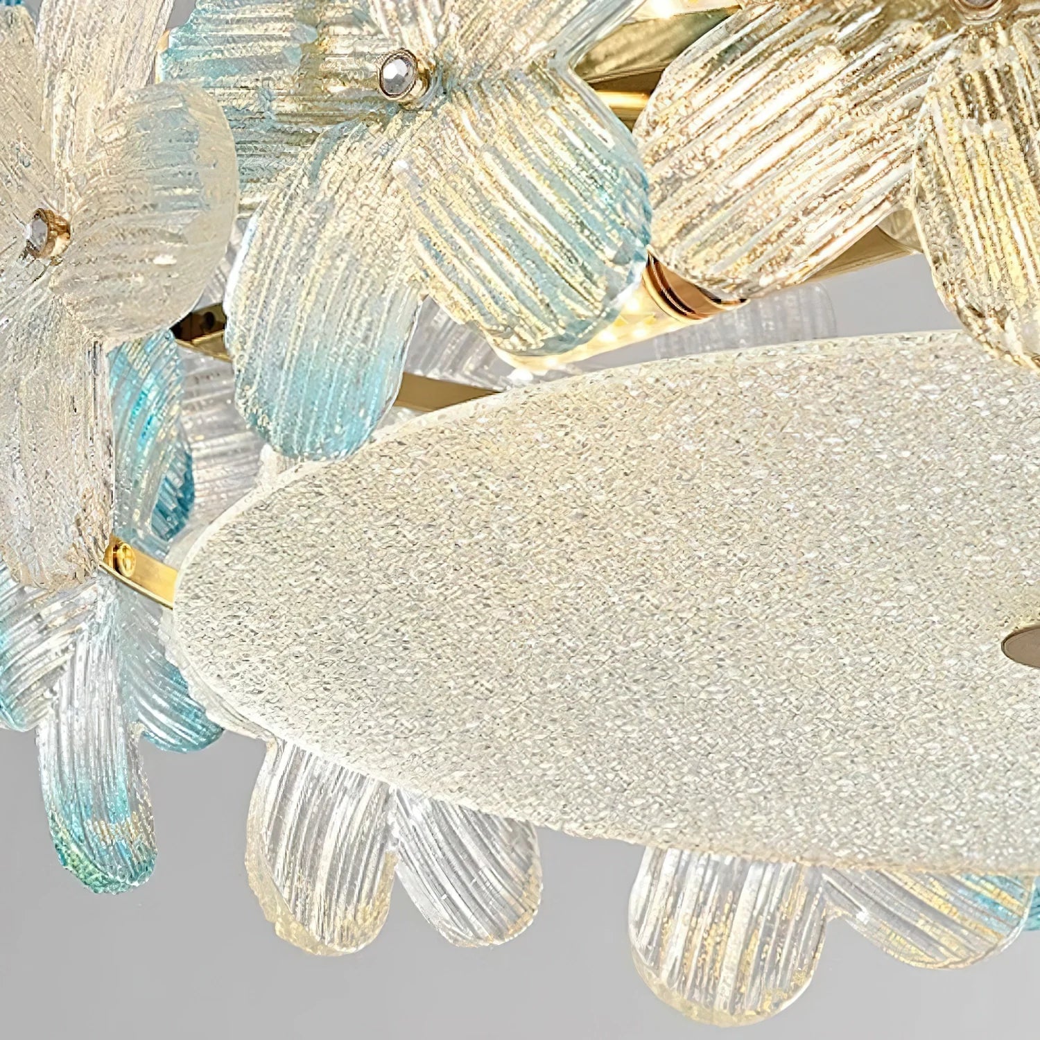 Flower Cluster Frosted Glass Ceiling Lamp