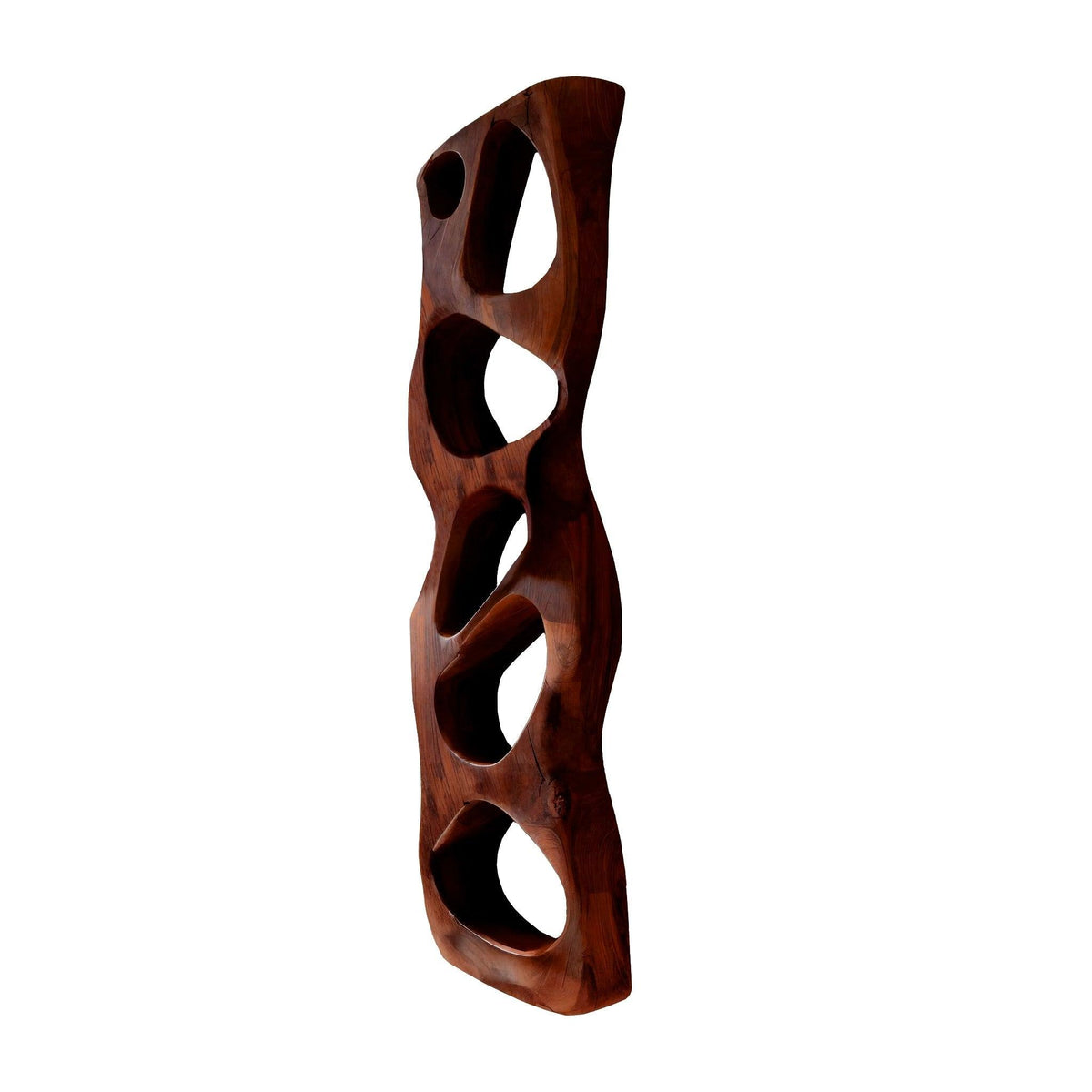 Flownest Organic Wood Floating Sculptural Wall Shelf