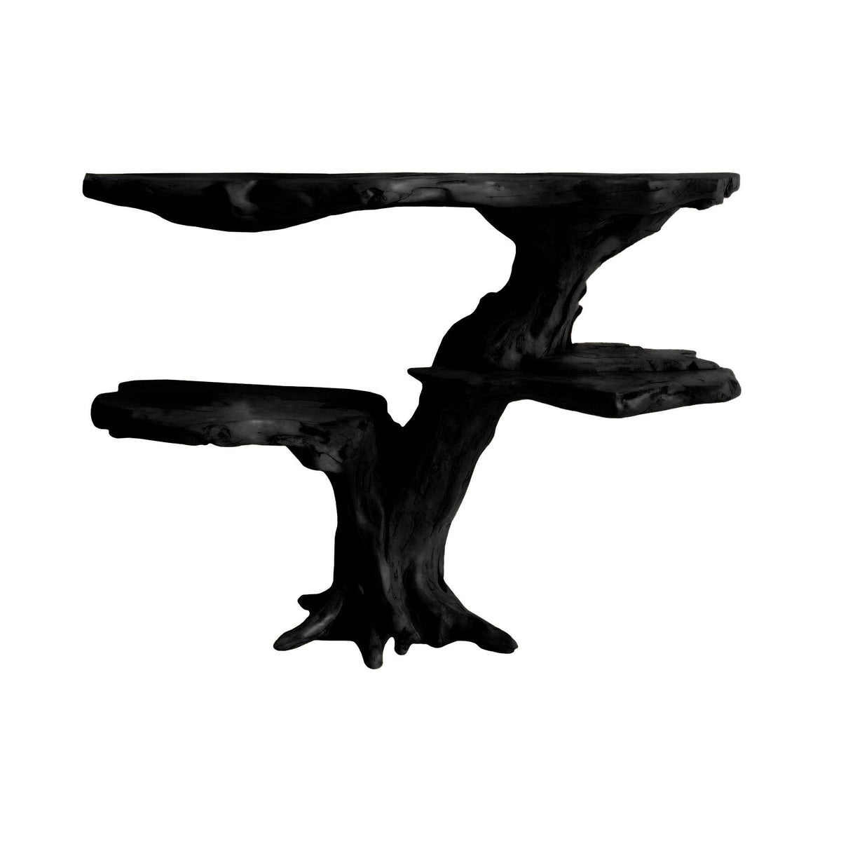 Flowroot Solid Wood Freestanding Bathroom Vanity with Shelves
