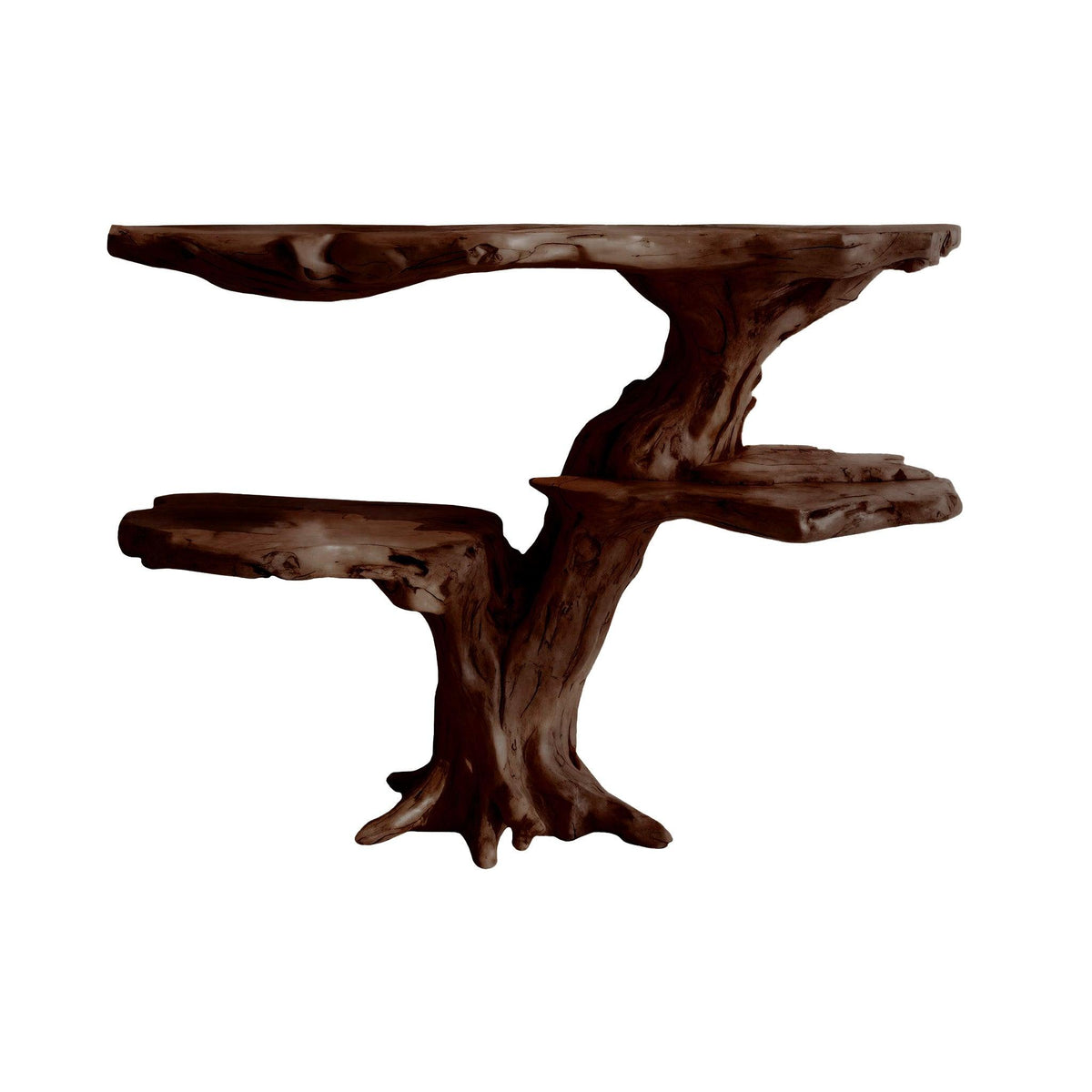 Flowroot Solid Wood Freestanding Bathroom Vanity with Shelves