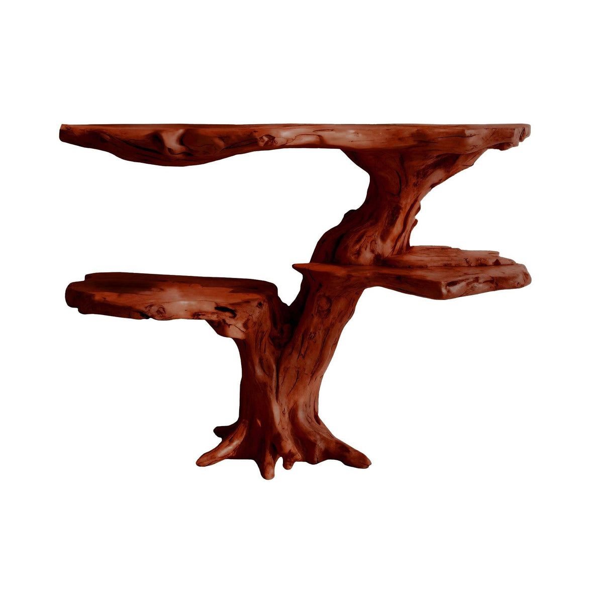 Flowroot Solid Wood Freestanding Bathroom Vanity with Shelves