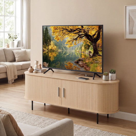Fluted TV Stand for TVs up to 60