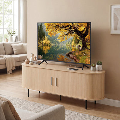Fluted TV Stand for TVs up to 60