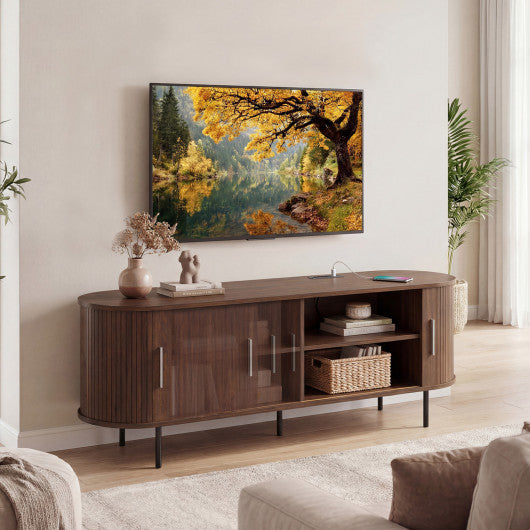 Fluted TV Stand for TVs up to 60