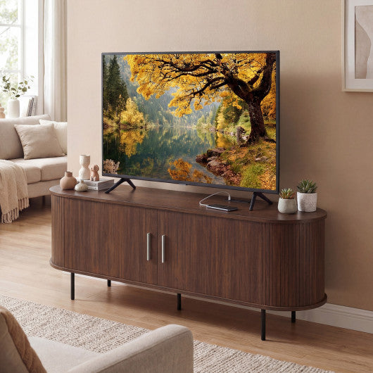 Fluted TV Stand for TVs up to 60