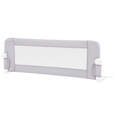 Foldable Bed Rail Swing Down Baby Bed Guard Rail-White