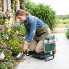 Foldable Garden Kneeler and Seat for Seniors Gardeners-Green