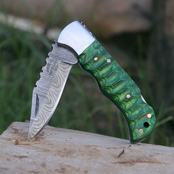 Ironclad Pocket Knife with Pakka Wood Handle