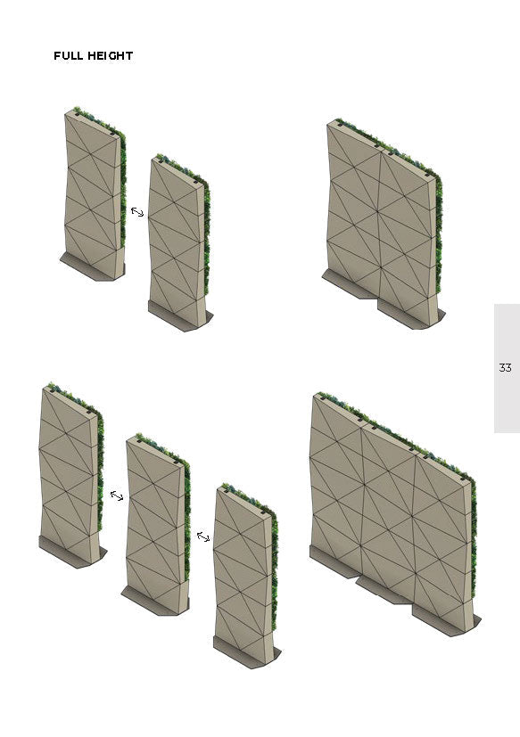 Foliascreen Full Height Size 81.69