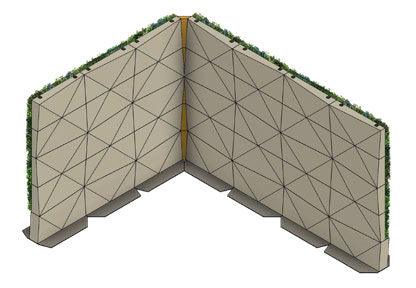Foliascreen Full Height Size 81.69