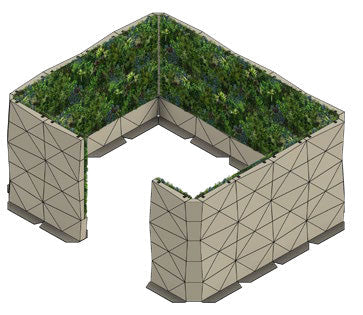 Foliascreen Full Height Size 81.69