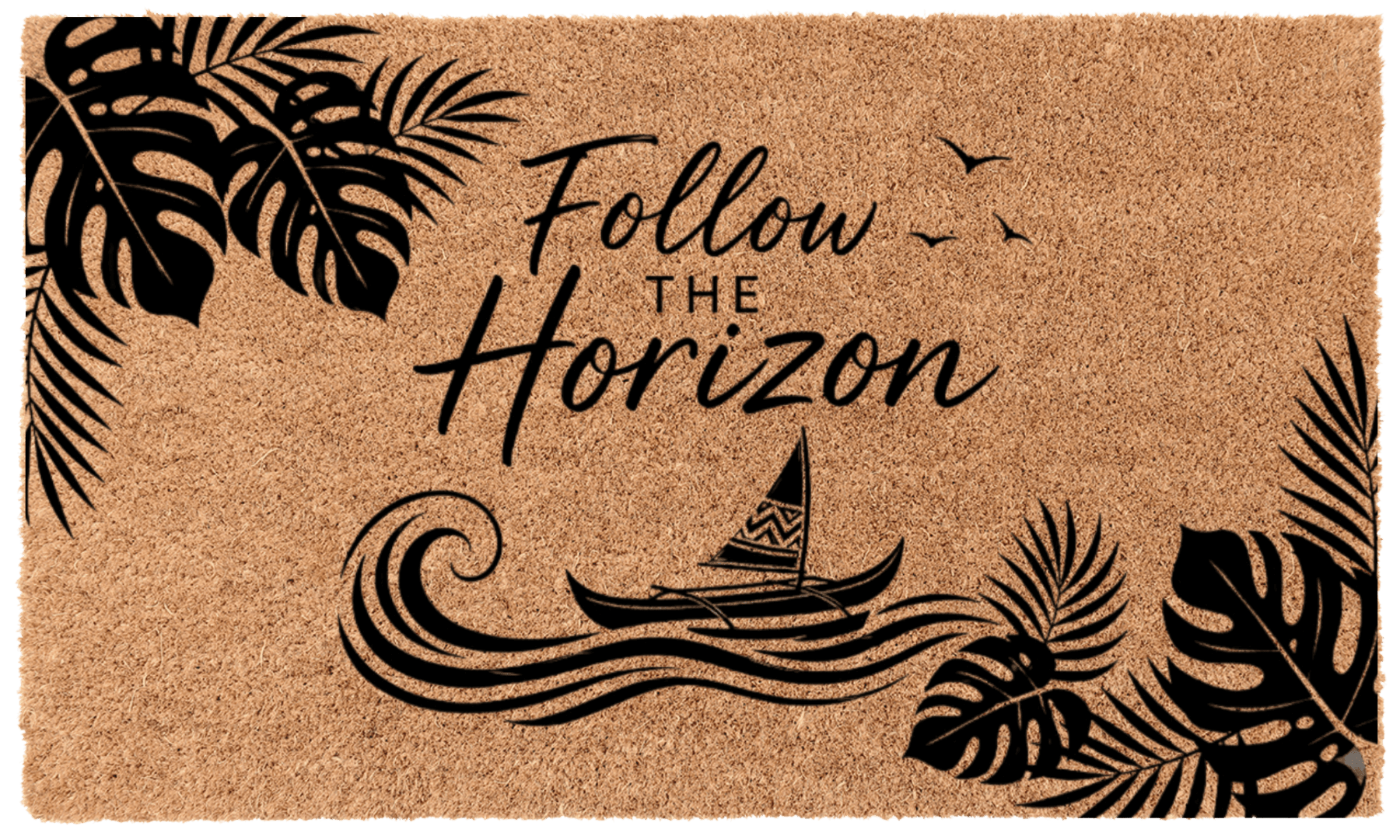 Follow the Horizon Coir Mat