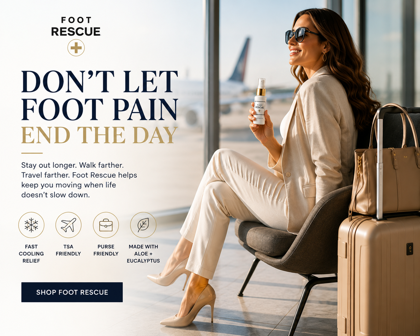 Foot Rescue® Luxury Foot Recovery Spray 4% Lidocaine + Cooling Menthol