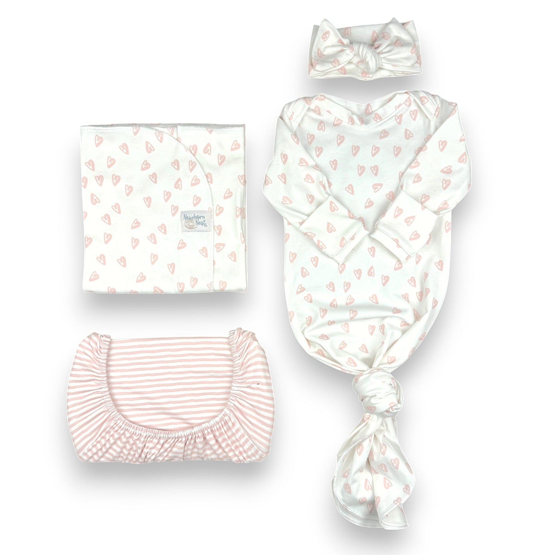 Forever Mine, Blush - Bamboo Newborn Nest