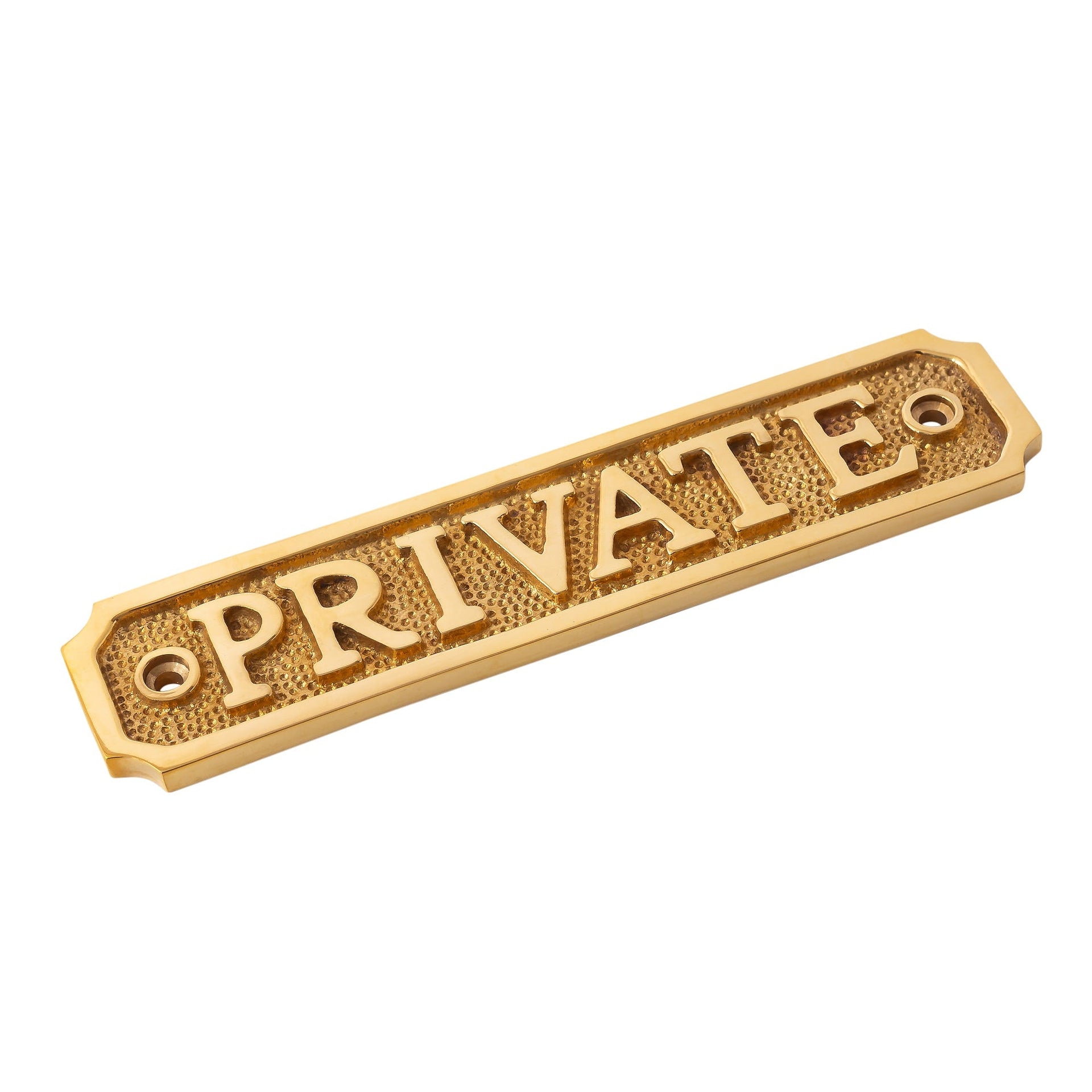 Brass Door Sign 