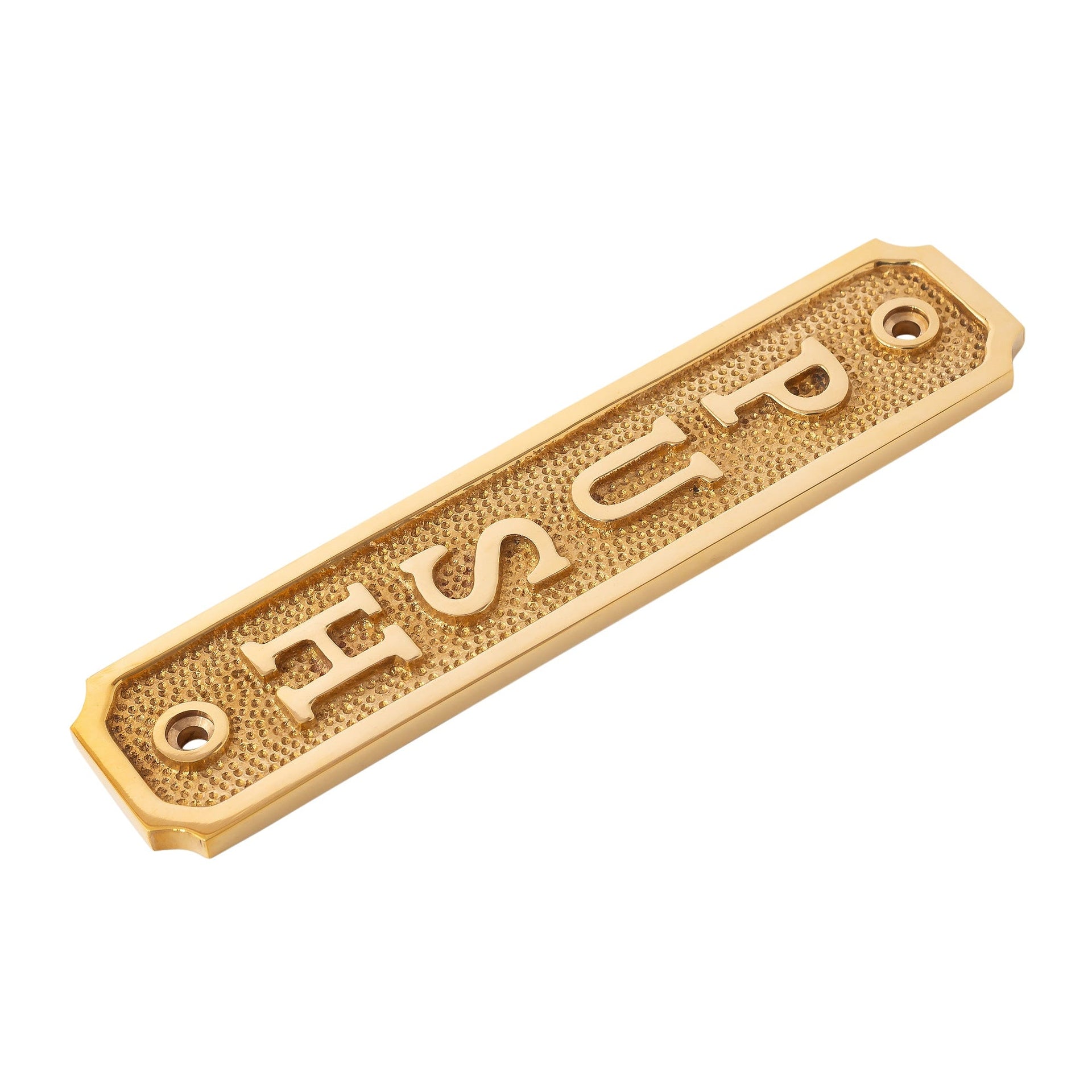 Brass Door Sign 