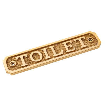 Brass Door Sign 