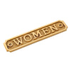 Brass Door Sign 
