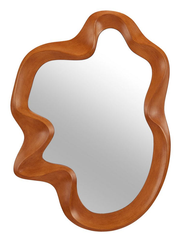 Zuo Foz Mirror Brown, Brown Wall Decor, Modern Style ...