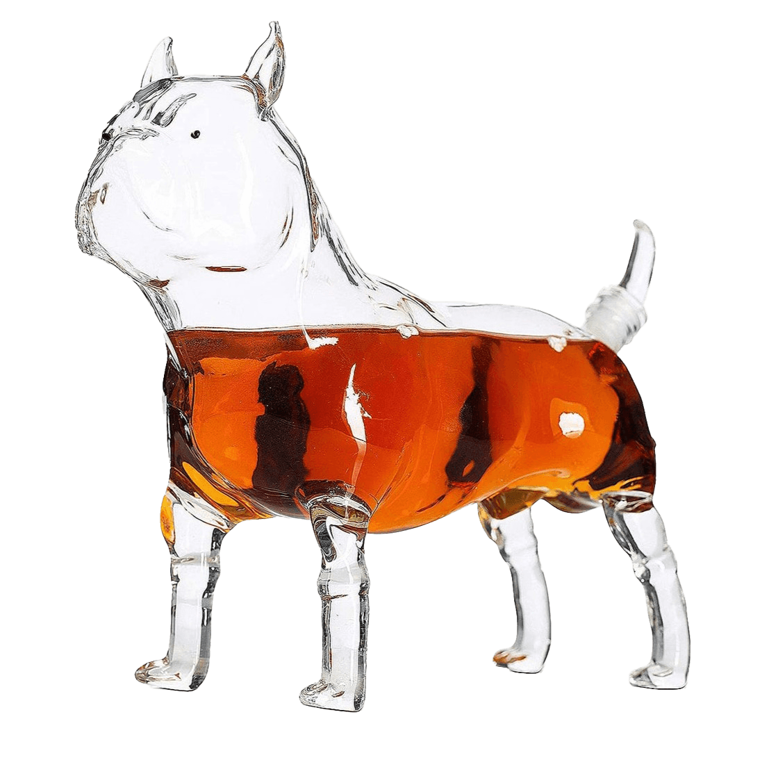 French Bull Dog - Pug Animal Whiskey and Wine Decanter The Wine Savant - 500ml - Whiskey, Wine Scotch or Liquor Decanter
