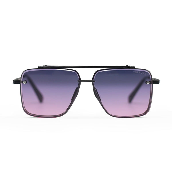 Smaller Bella Faded Purple and Pink - Tangle Free Aviator Sunglasses