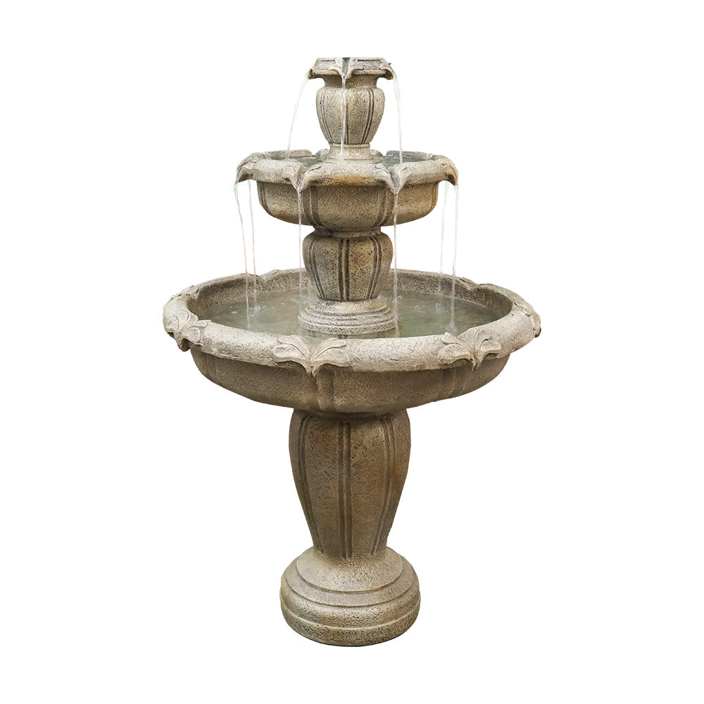 Concrete 3 Tier Water Fountain Large Estate