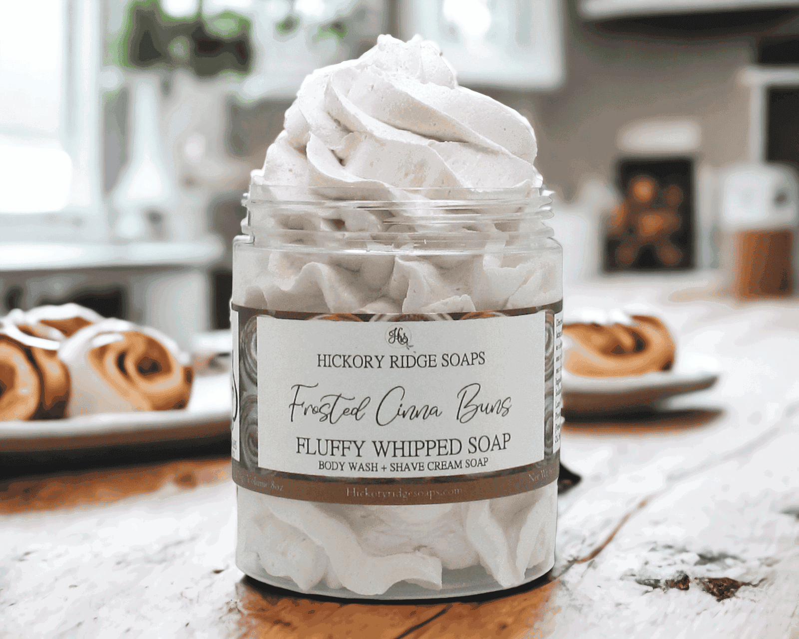 Frosted Cinna Buns Whipped Soap