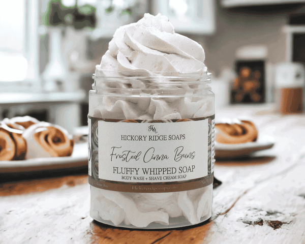 Frosted Cinna Buns Whipped Soap