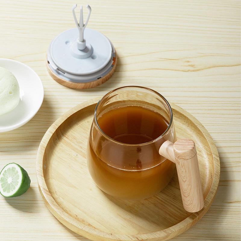 Self Stirring Bamboo Mug