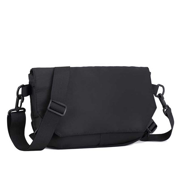 Full Black Messenger Bag