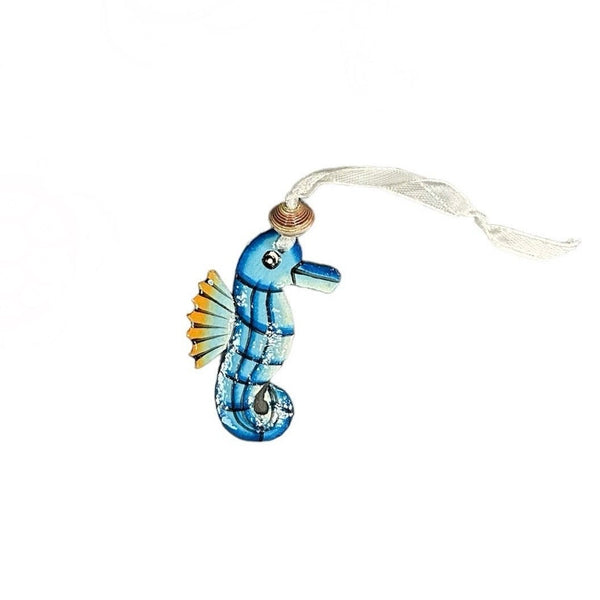 Painted Seahorse Ornament