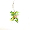 Little Frog Ornament- Green/Yellow
