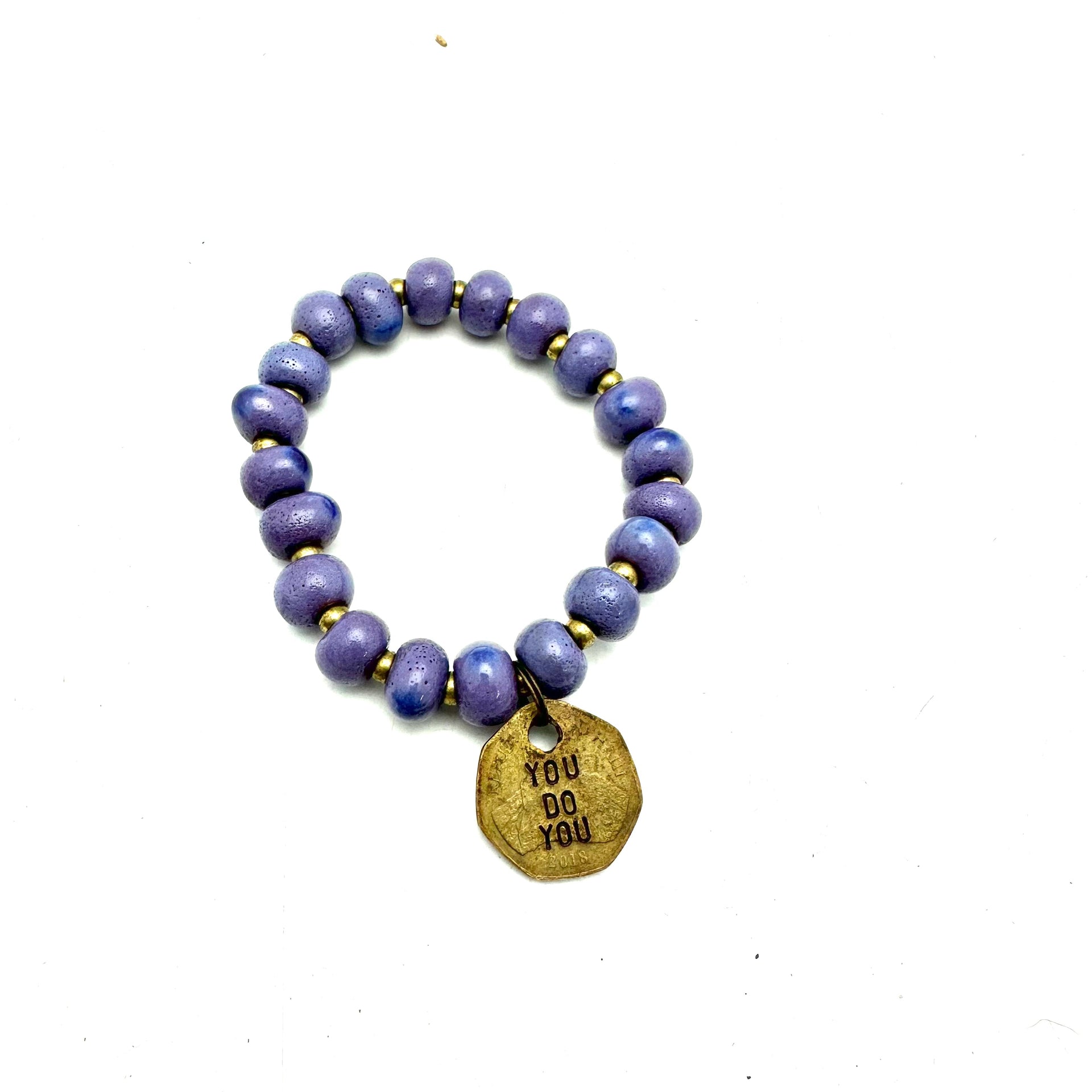 Ceramic Coin Bracelet - You Do You