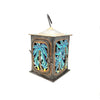 Painted Palm Hanging Lantern